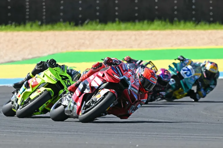 Marc Márquez en action.
