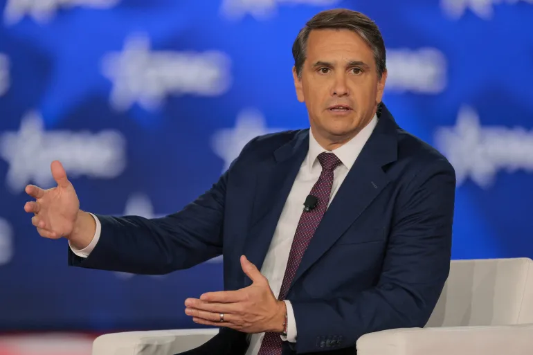 Todd Blanche, procureur général adjoint des États-Unis, prend la parole lors de la Conférence d'action politique conservatrice de 2026 