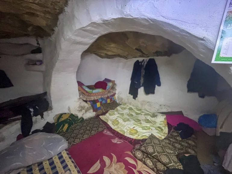 Inside the Masallam family's home.