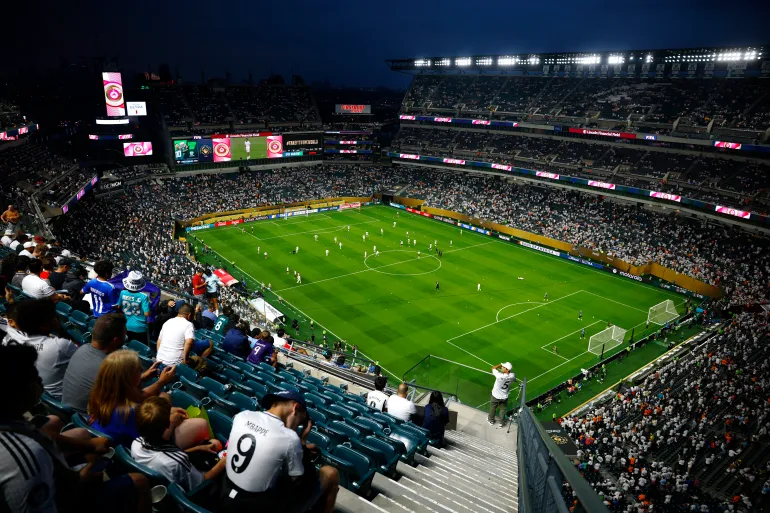 FIFA Club World Cup - Group H - RB Salzburg v Real Madrid - Lincoln Financial Field, Philadelphia, Pennsylvania, U.S. - June 26, 2025 General view inside the stadium before the match