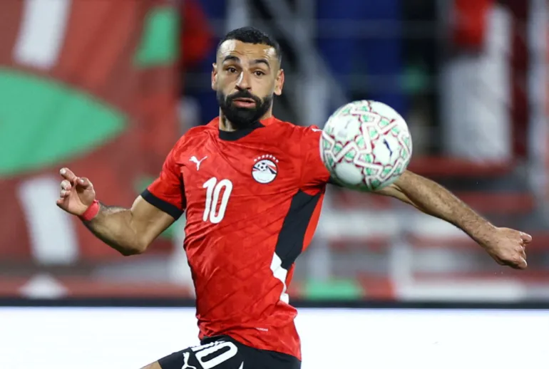 Mohamed Salah running