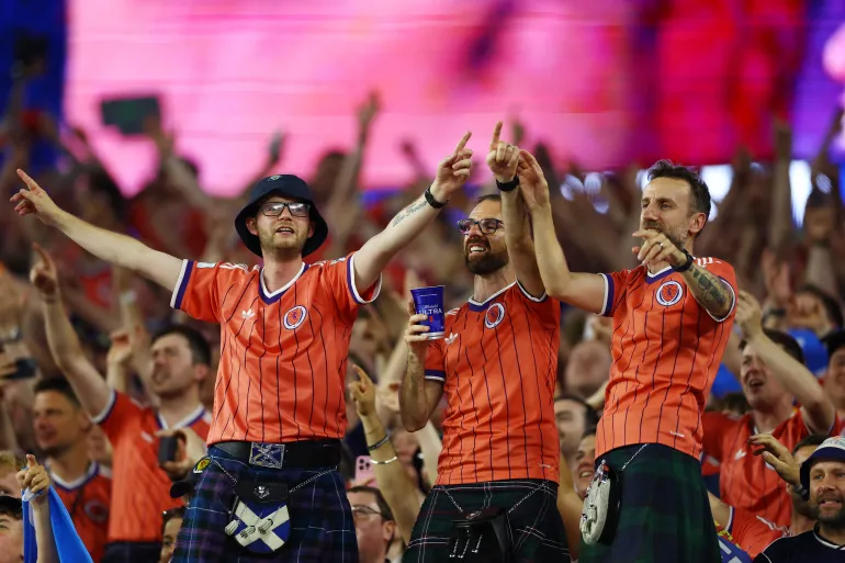 Les supporters écossais font la fête