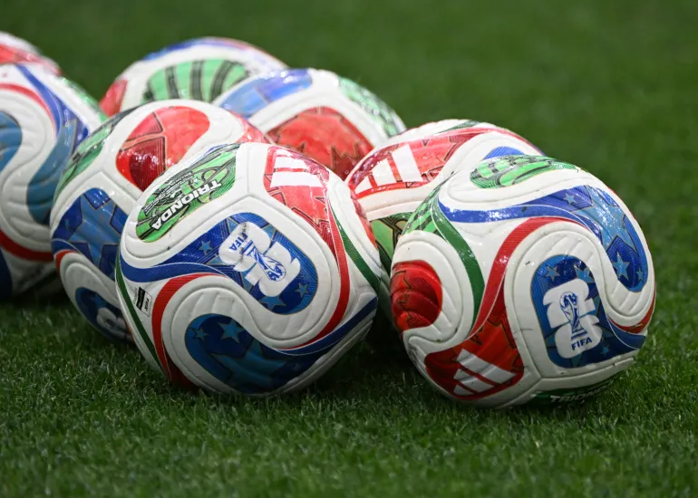Le ballon Adidas Trionda utilisé lors de la Coupe du monde 2026.