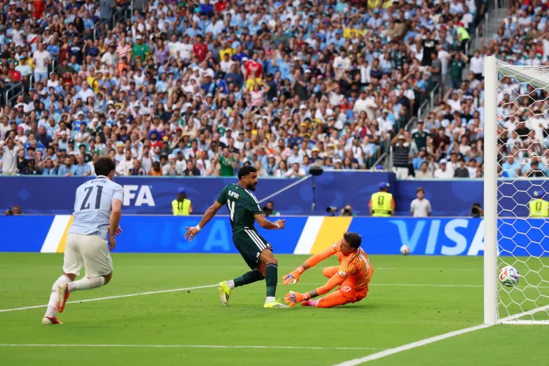 Abdulelah Al-Amri en action.