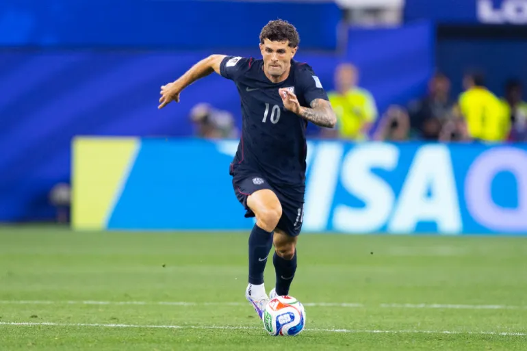 Christian Pulisic en action.