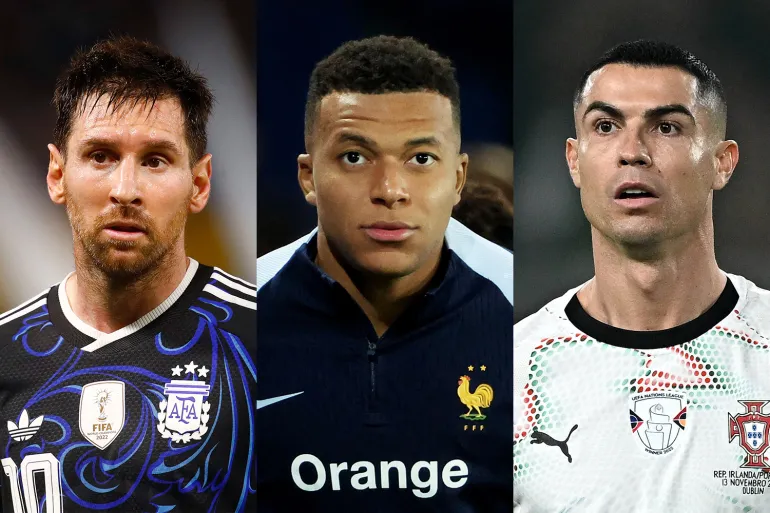 Lionel Messi, Kylian Mbappé et Cristiano Ronaldo réagissent.