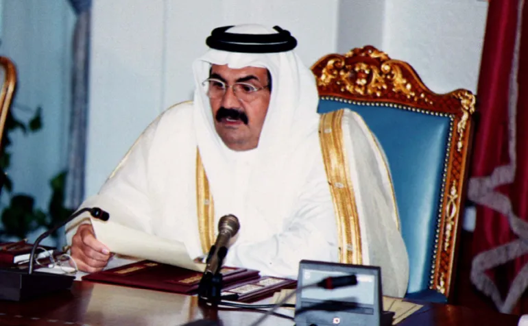 L'ancien émir Cheikh Hamad bin Khalifa Al Thani