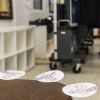 "J'ai voté" des autocollants sont visibles alors qu'une personne vote à Philadelphie lors des élections primaires de Pennsylvanie le 19 mai.