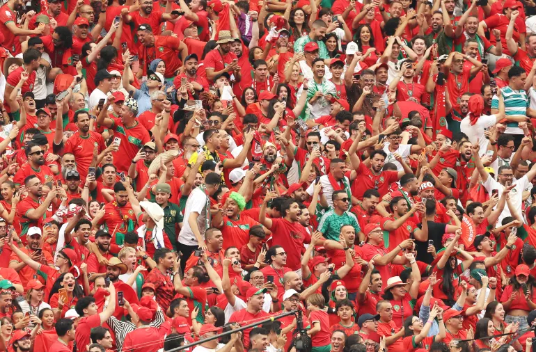 Les supporters marocains réagissent.