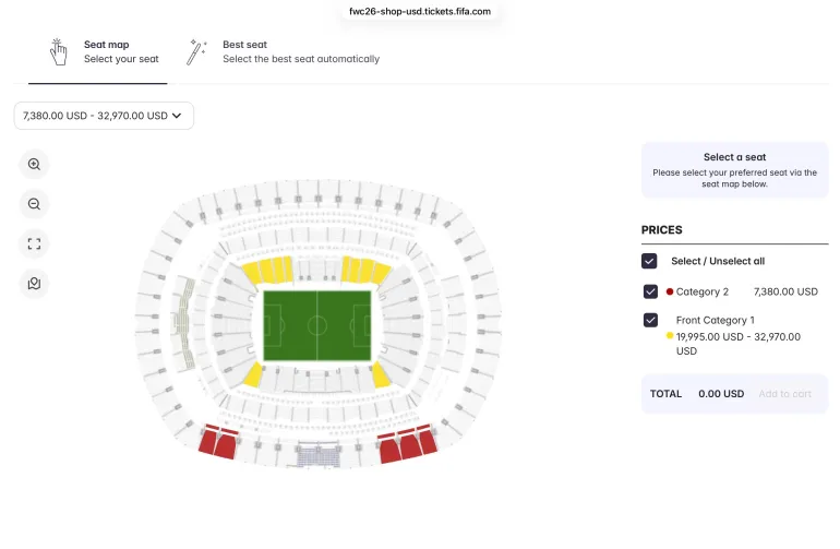 Billets FIFA de mai