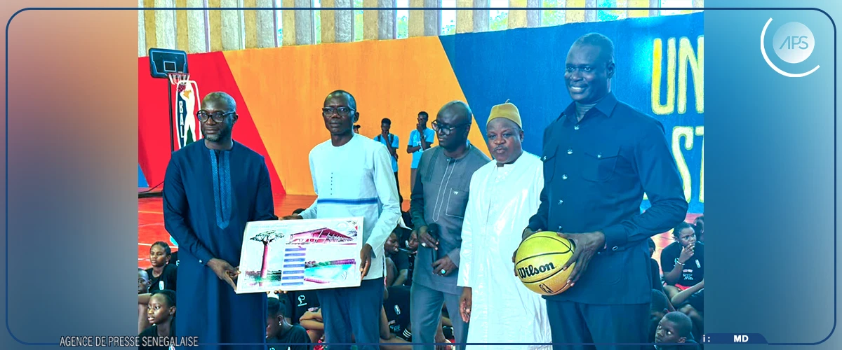 Saint-Louis : inauguration d’un terrain de basketball rénové à l’université Gaston Berger