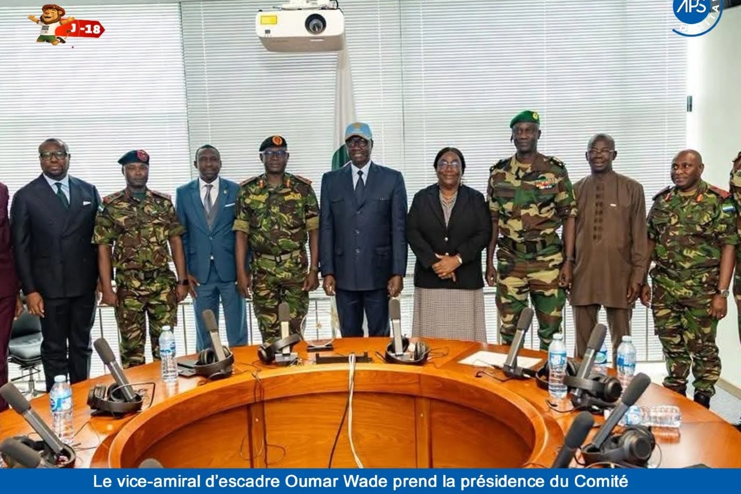 Le vice-amiral d’escadre Oumar Wade prend la présidence du comité des chefs état-major de la défense de la CEDEAO
