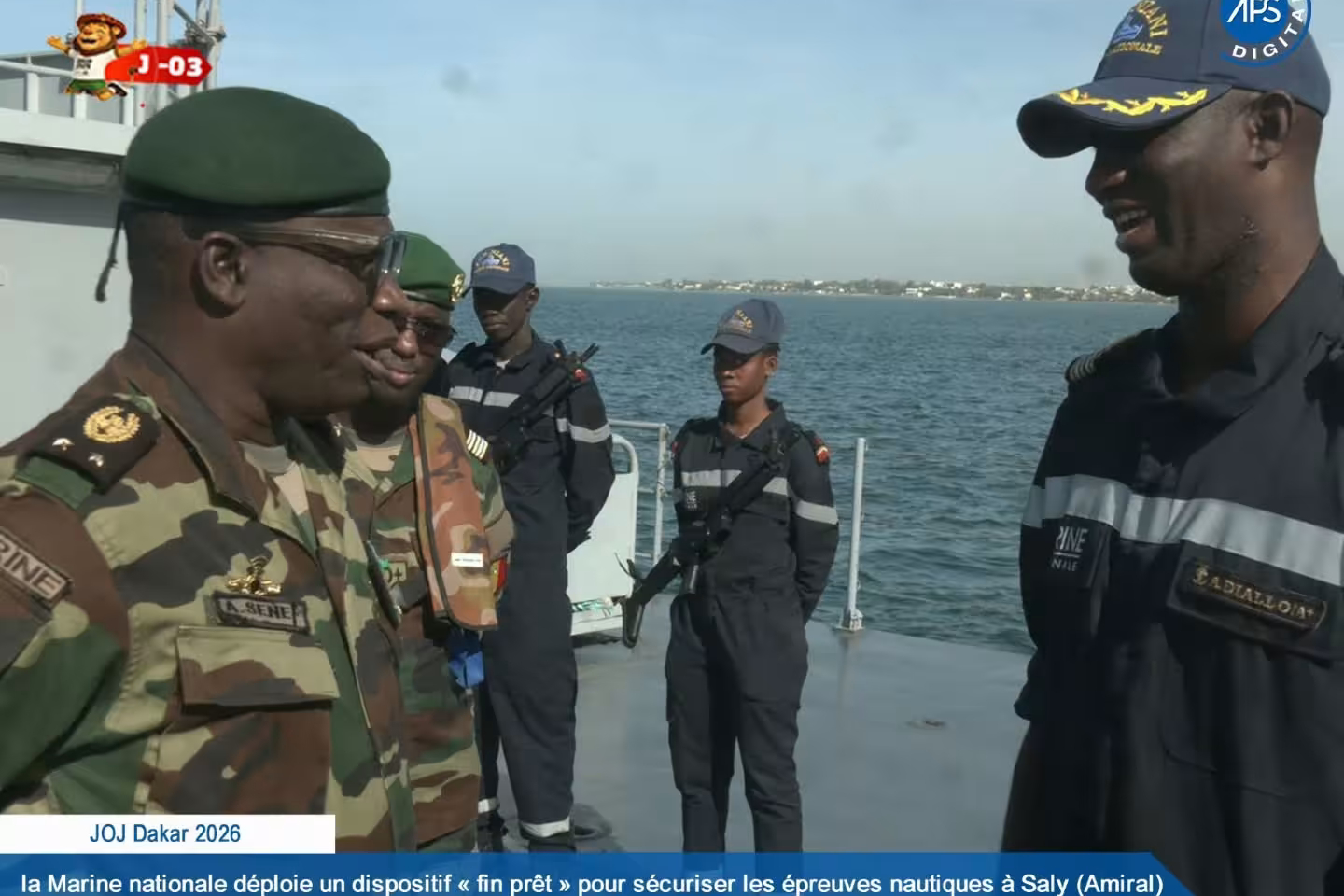 JOJ Dakar 2026 : la Marine nationale déploie un dispositif «fin prêt » pour sécuriser les épreuves nautiques a Saly (Amiral)