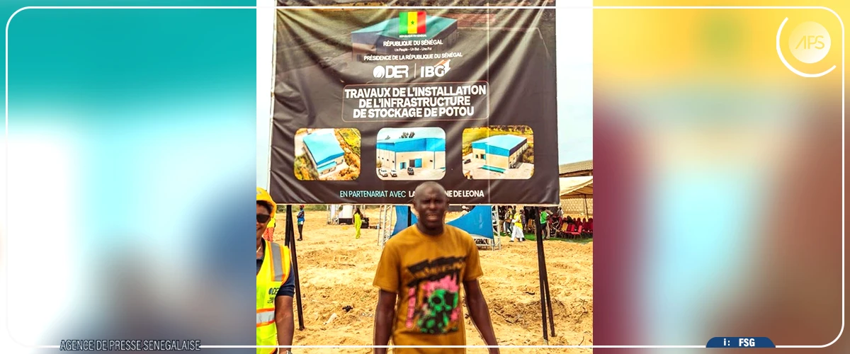 Louga : une infrastructure de stockage de 1 500 tonnes en construction à Potou grâce à la DER