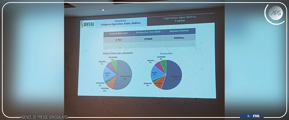 Sédhiou : les consommateurs exposent leurs préoccupations au directeur territorial de la Sen-Eau